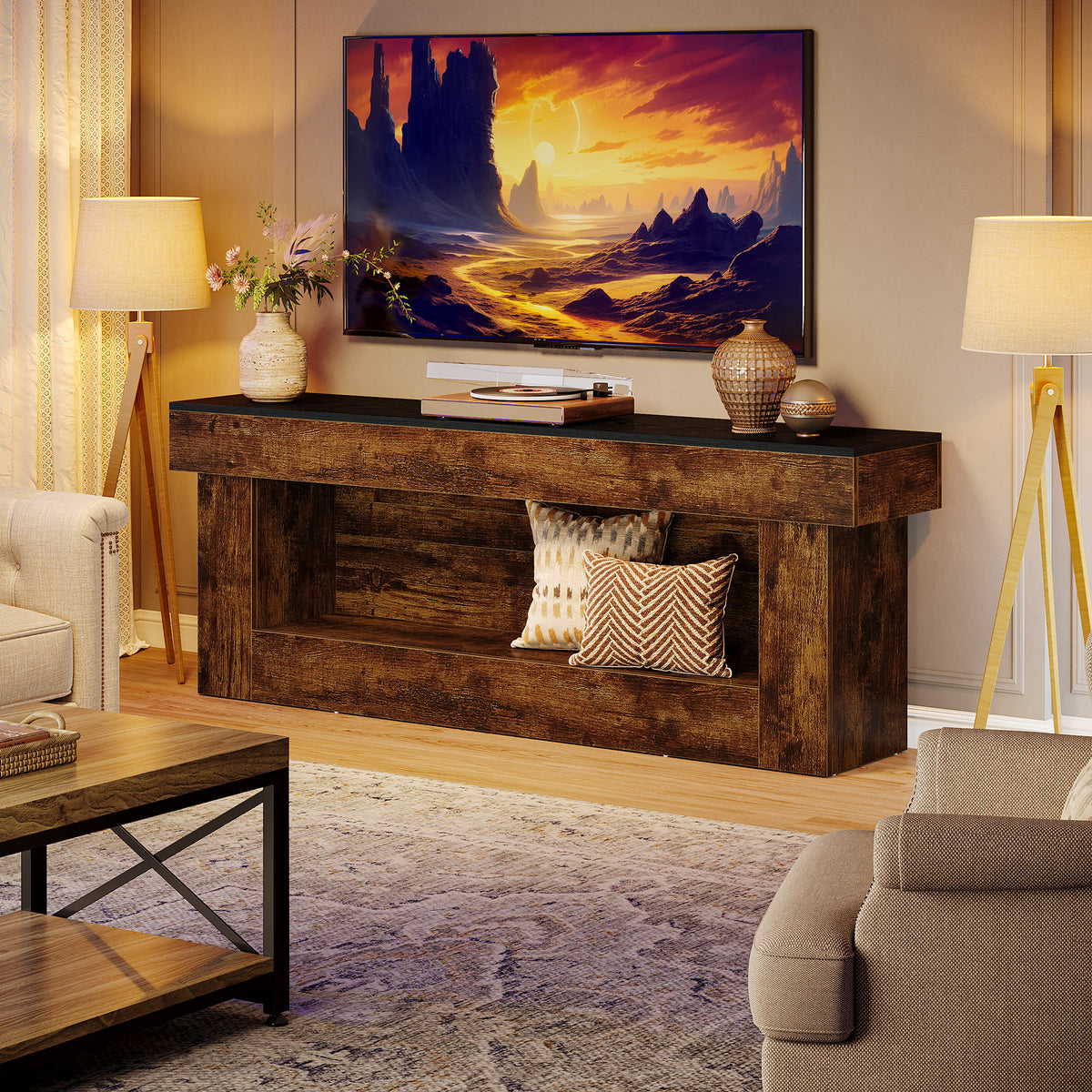 160cm TV Stand, Media Console Entertainment Centre for 60/65/70" TVs