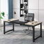 63” Computer Desk, Industrial Workstation for Home Office