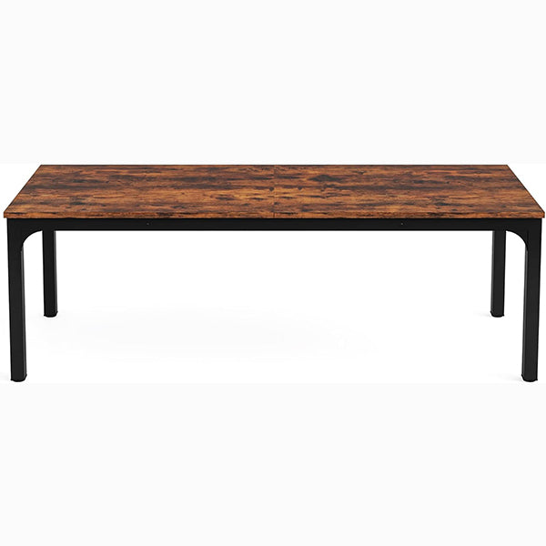 78" Rectangular Dining Table, Long Kitchen Table for 6-8 People