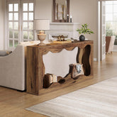 160cm Console Table, Farmhouse Entryway Table Couch Table Behind Sofa 3