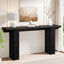63" Console Table, Wooden Sofa Table Long Entryway Table Tribesigns