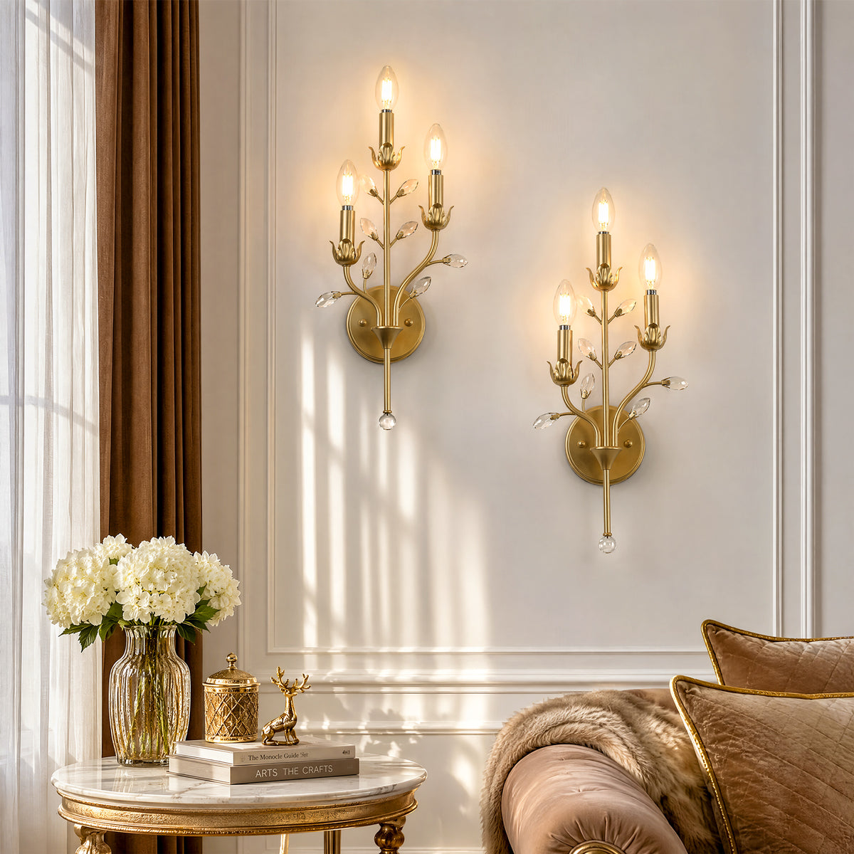 Tribesigns indoor wall light, E14 socket, bulb not included, 1 piece