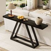 63" Console Table, Modern Sofa Table Entryway Table with Metal Frame Tribesigns 3