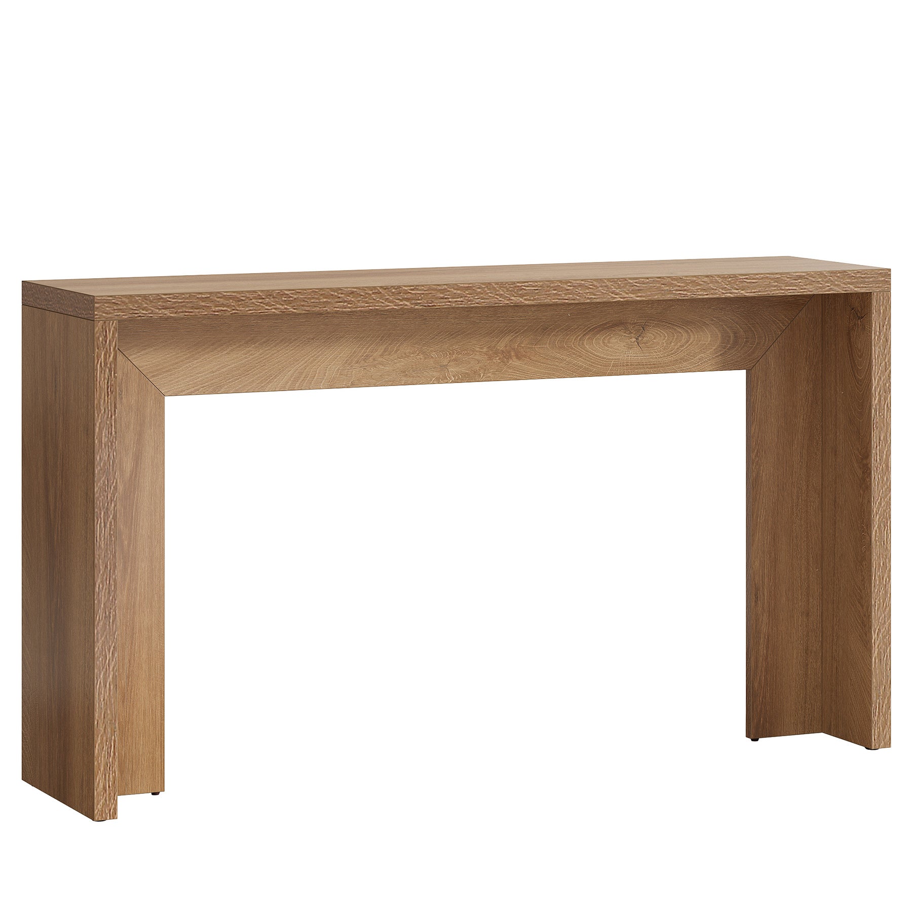 55" Rustic Console Table, Farmhouse Sofa Table Hallway Table