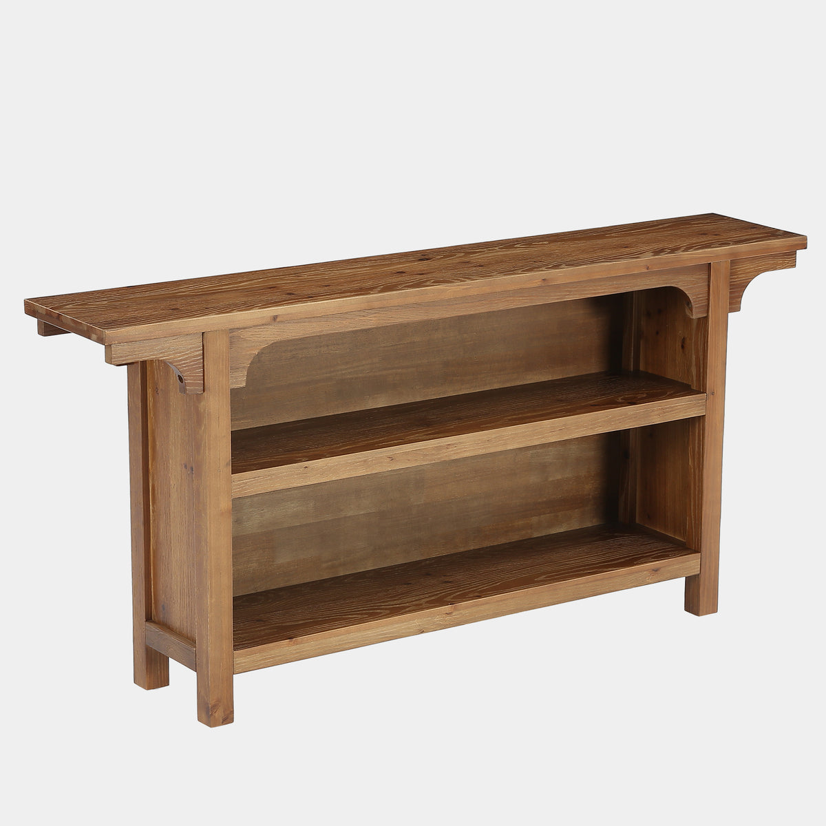 160cm Console Table, 3-Tier Narrow Hallway Table with Storage