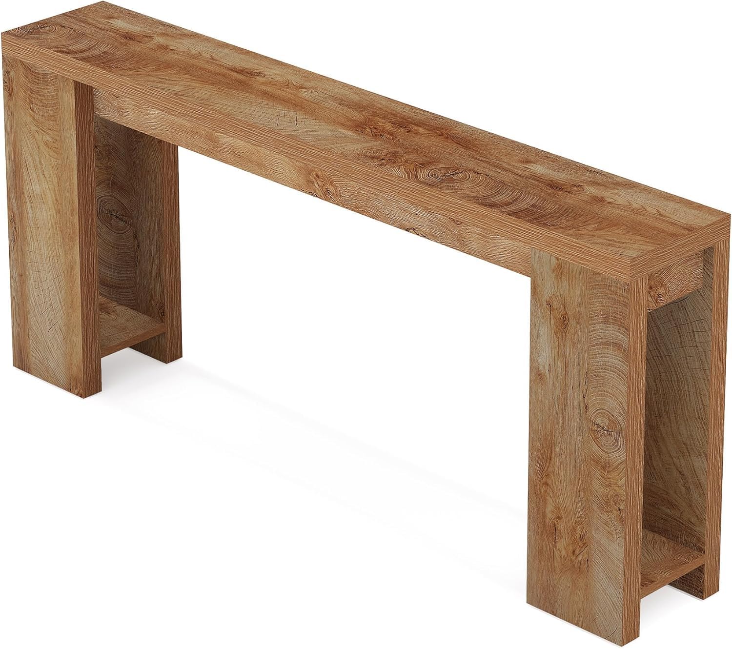 Tribesigns 63" Extra Long Console Table, Farmhouse Sofa Table Behind Couch