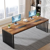 71" Home Office Computer Desk - Heavy Duty Metal Frame Workstation 3