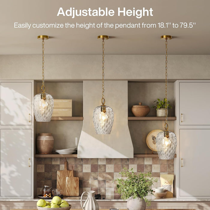 Tribesigns Ceiling Pendant Light, Height Adjustable 152 cm, Diameter 22cm