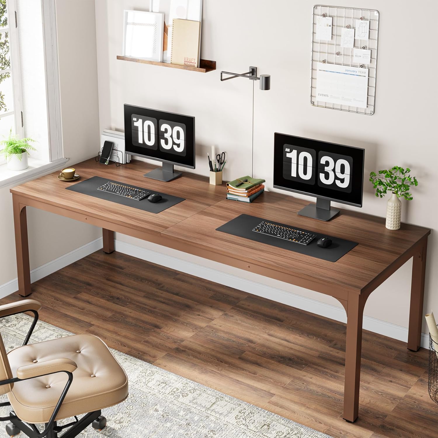 78.7" Rectangle Executive Desk,  Computer Desk 6FT Conference Table