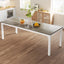 78" Rectangular Dining Table, Long Kitchen Table for 6-8 People