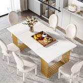 70.8" Modern Dining Table, Tribesigns Kitchen Table for 6-8 People 3