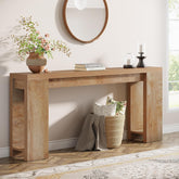 Tribesigns 63" Extra Long Console Table, Farmhouse Sofa Table Behind Couch 3