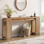 Tribesigns 63" Extra Long Console Table, Farmhouse Sofa Table Behind Couch