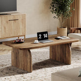 47 Inch Wood Rectangular Coffee Table, Living Room Table 3