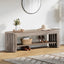 63" Wooden Shoe Bench with 2-Tier Storage, Narrow Entryway Bench for Entrance and Hallway