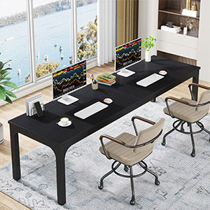78.7" Rectangle Executive Desk,  Computer Desk 6FT Conference Table