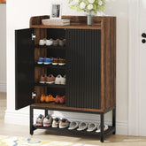 28.74” Shoe Cabinet with Doors, 5-Tier Shoe Storage Organizer for Entryway and Hallway 3