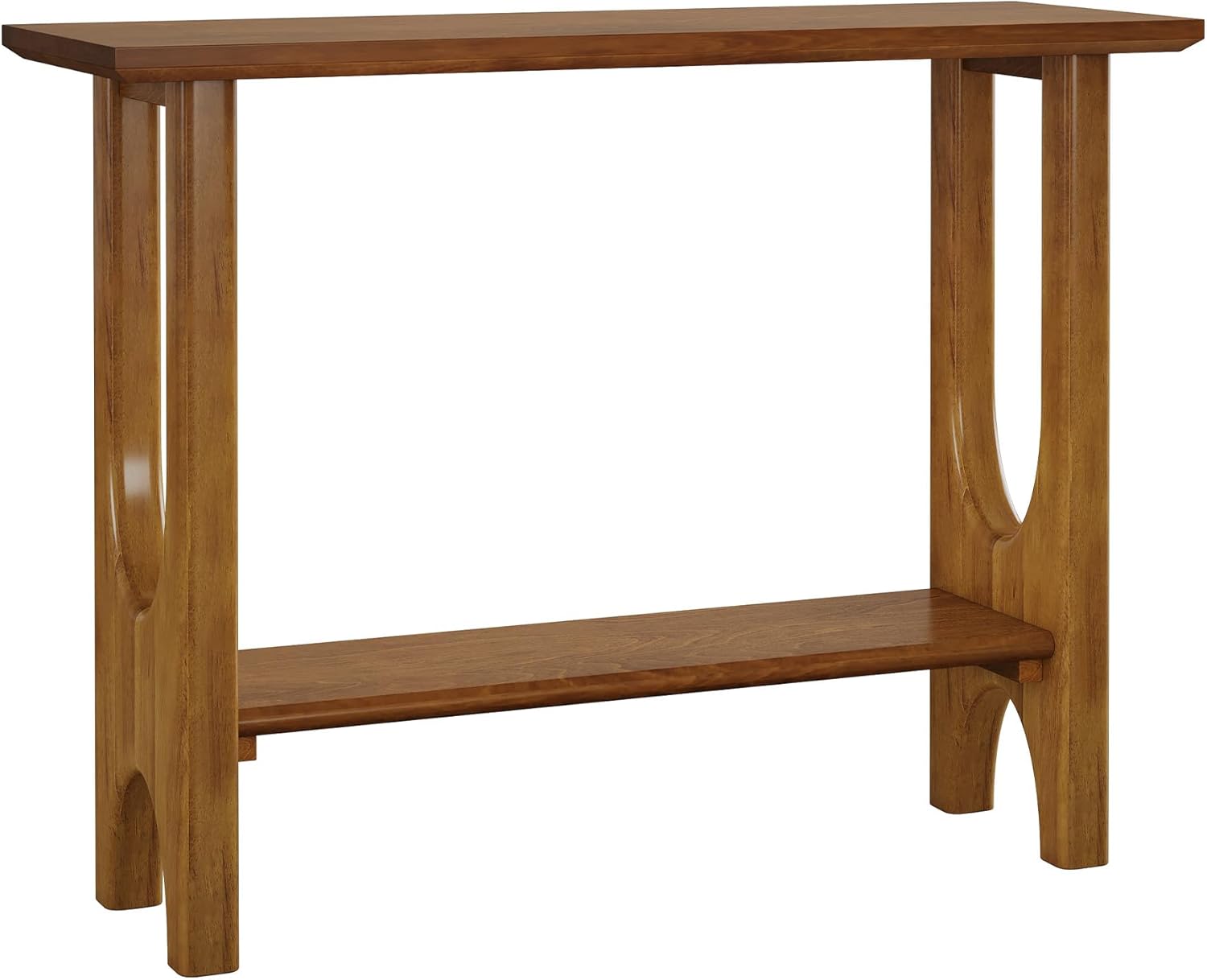 41.3" Console Table, Modern 2 - Tier Sofa Table Entryway Table with Storage Shelf Tribesigns