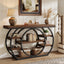 Tribesigns 47" Console Table, 5-Tier Industrial Entryway Table with Metal Frame
