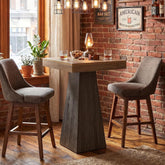 102cm Bar Table, High Bistro Table for Small Spaces 3