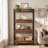140cm Kitchen Storage Rack, 4-Tier Freestanding Shelf for Fruit & Veg 3