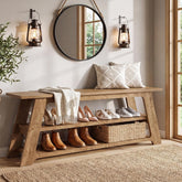 160cm Entryway Shoe Bench, Hallway & End of Bed Storage Bench 3