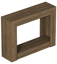 105cm Console Table, Farmhouse 2-Tier Narrow Side Table with Storage for Entryway