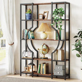 Industrial 5-Tier Bookshelf for Home Office, Modern Bookcase Shelving Unit 3