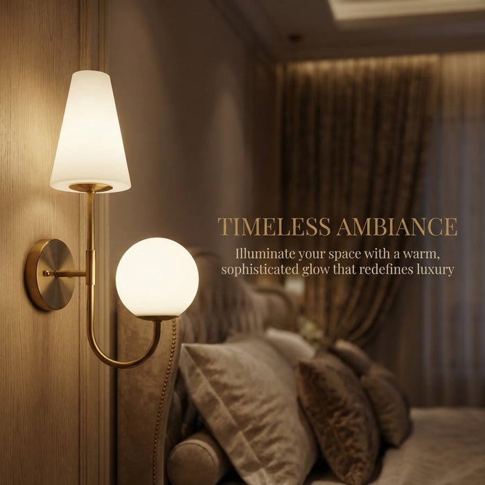 Tribesigns Wall lamp, indoor lighting fixtures with lampshades