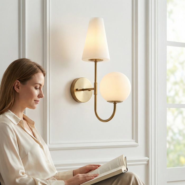 Tribesigns Wall lamp, indoor lighting fixtures with lampshades