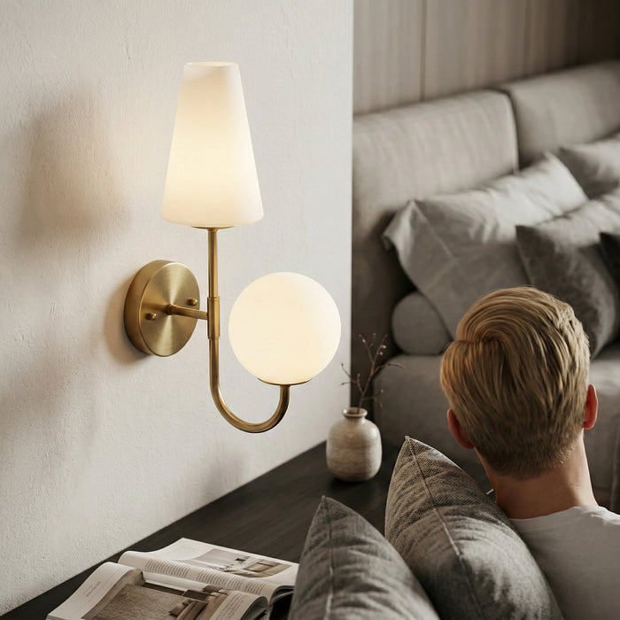 Tribesigns Wall lamp, indoor lighting fixtures with lampshades