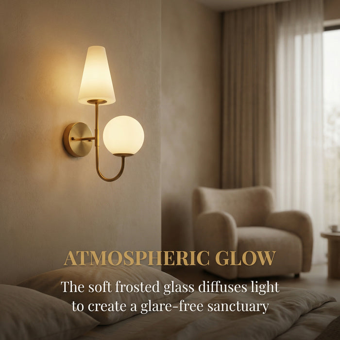 Tribesigns Wall lamp, indoor lighting fixtures with lampshades