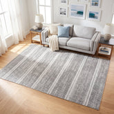 Tribesigns Ultra-Thin Washable Rugs 160 x 230/200 x 300 cm, Non-Slip Striped Country-Style Rugs for the Living Room and Bedroom, OEKO-TEX Certified 3