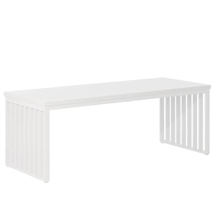 71" Home Office Computer Desk - Heavy Duty Metal Frame Workstation