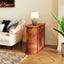 Wood Narrow End Table with 2 Drawers - Modern Nightstand