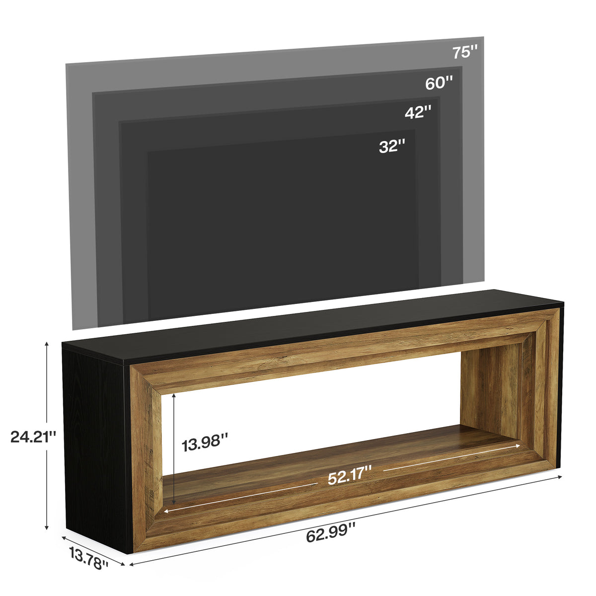 160cm Entryway Bench, Farmhouse  Storage Bench&TV Stand