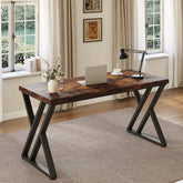 55" Heavy-Duty Computer Desk, Simple  Study Desk Writing Table 3