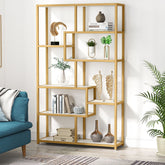 Modern Bookshelf, 8 - Open Shelf Etagere Bookcase Storage Organizer Tribesigns 3