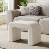 Modern Vanity Stool, Fully Assembled Upholstered Ottoman Sofa Footrest Tribesigns 3