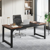 Modern Conference Table - Rectangular Meeting Desk for Computer Use#Size_70.9" 3
