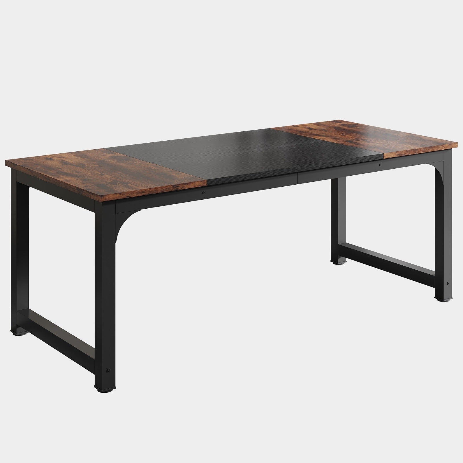 Modern Conference Table - Rectangular Meeting Desk for Computer Use#Size_63"