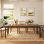78" Rectangular Dining Table, Long Kitchen Table for 6-8 People