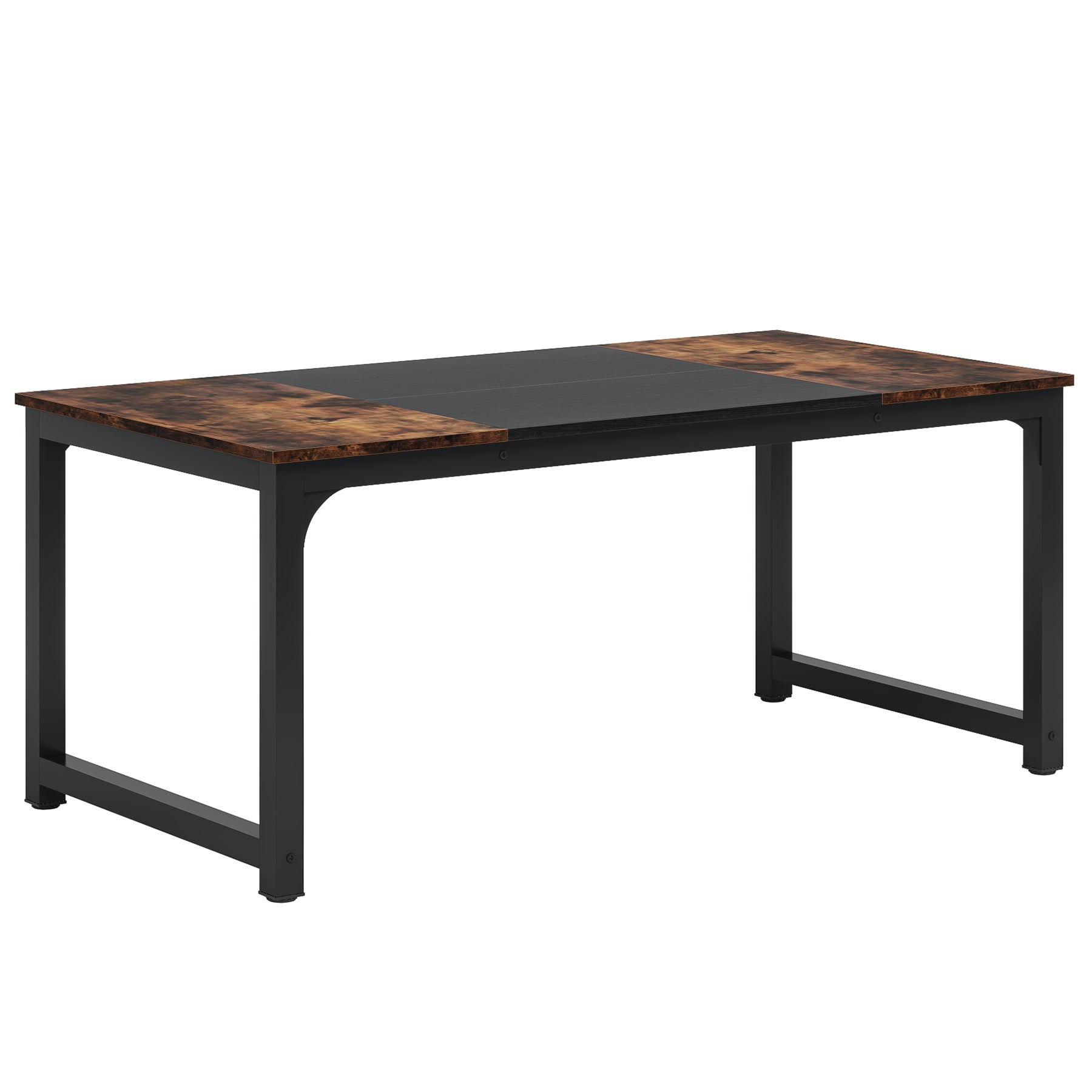 63" Large Office Desk, Industrial Writing Workstation