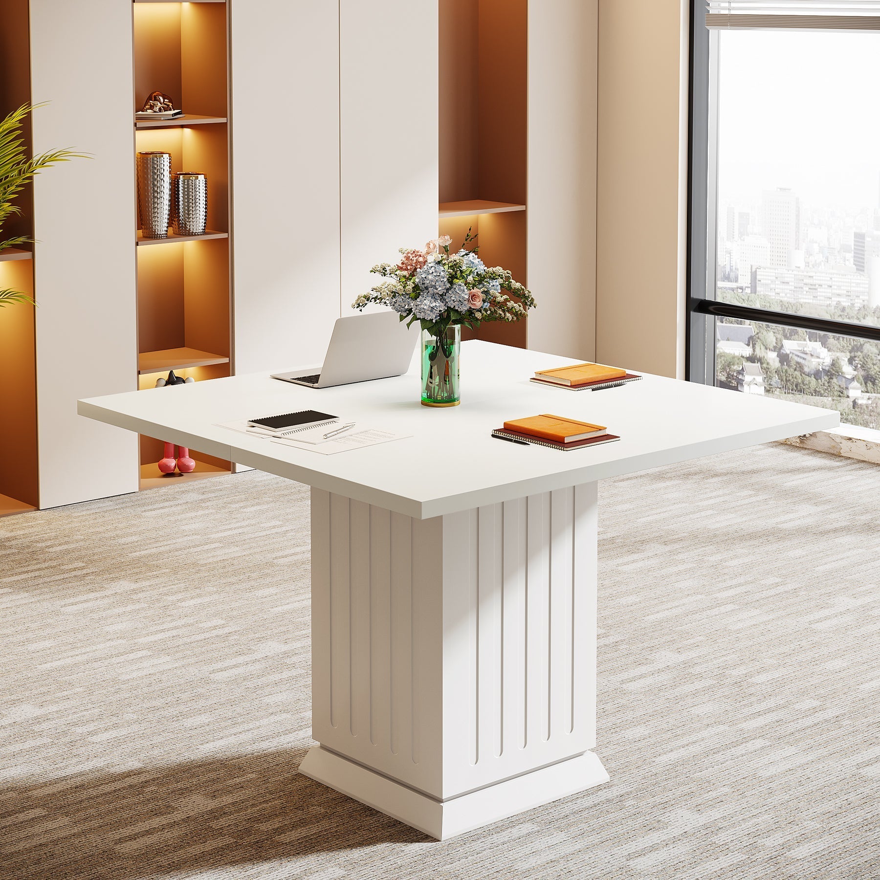 35" Square Conference Table, Small Meeting Table