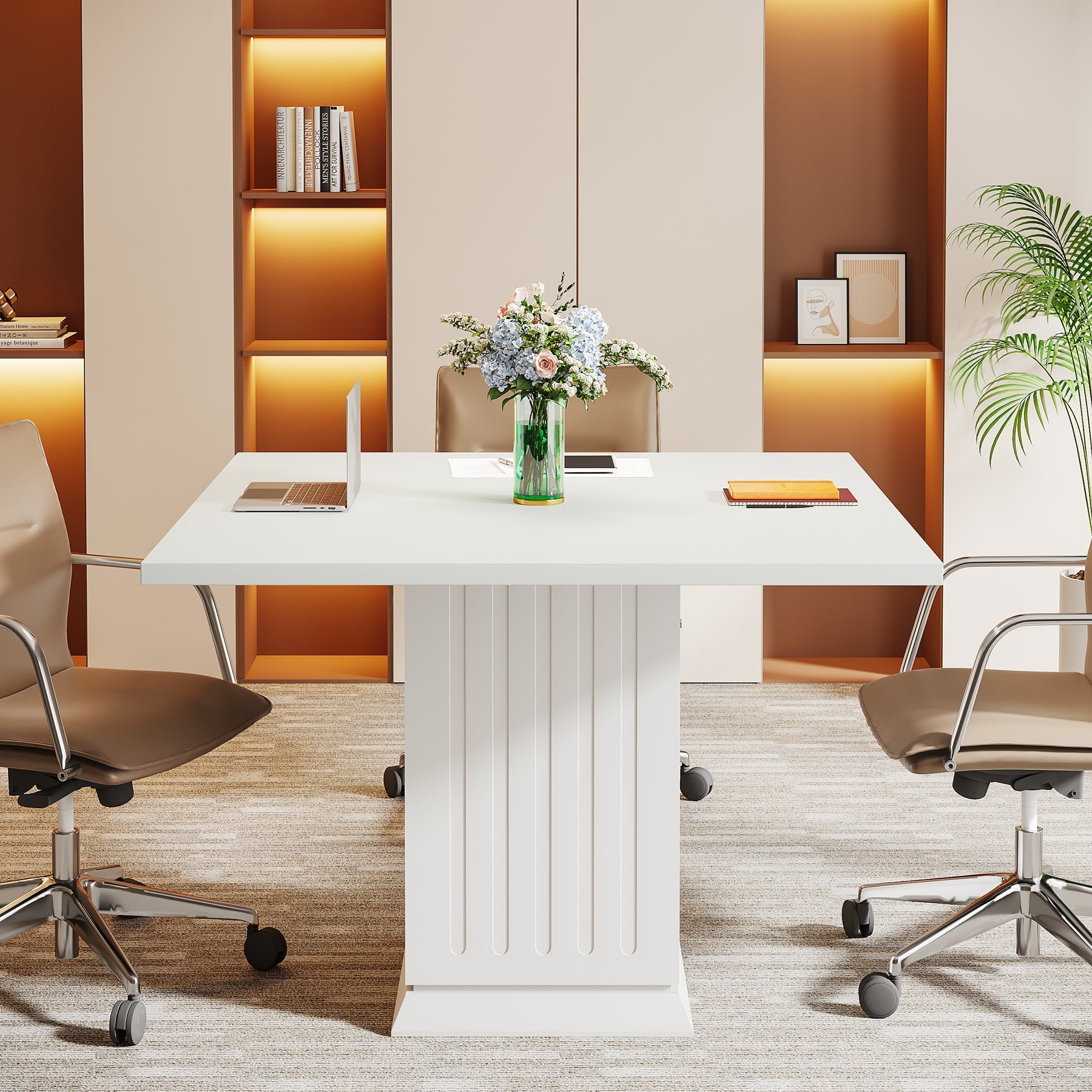 35" Square Conference Table, Small Meeting Table